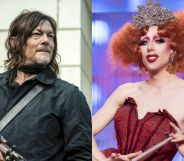 On the left, Daryl Dixon in the Walking Dead. On the right, Drag Race France winner Paloma.