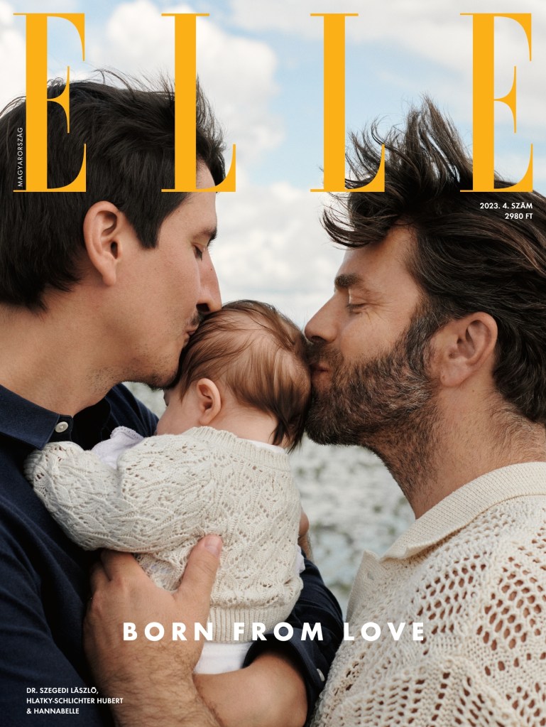 Elle Hungary puts gay dads on cover in defiant display of allyship