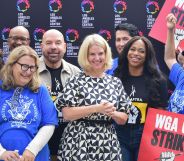 GLAAD officials join the WGA and SAG-AFTRA for its report.