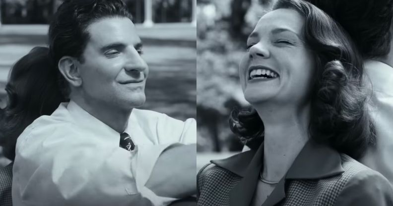 Bradley Cooper as Leonard Bernstein and Carey Mulligan as Felicia Montealegre in the trailer for Maestro.