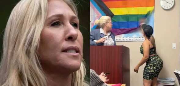 Majorie Taylor Greene shares anti-LGBTQ content