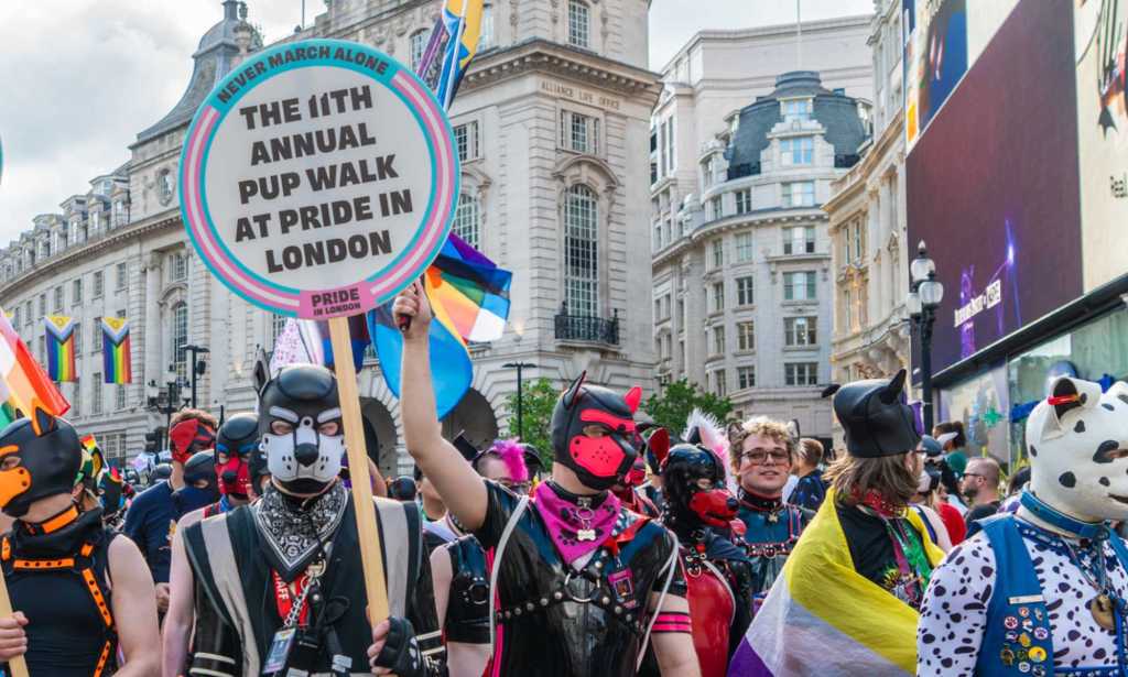 The founder of Puppy Pride has said the group march at Pride completely clothed and have never received complaints.