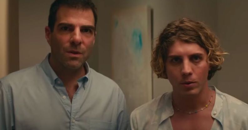 Zachary Quinto and Lukas Gage in new trailer for queer comedy Down Low.