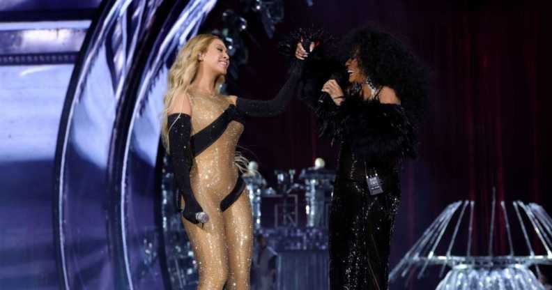 Beyoncé and Diana Ross