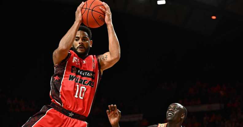 NBL star Corey Webster of the Perth Wildcats.