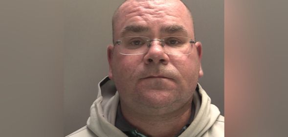 A police photo of Steven Mooney who was handed three-year banning order for shouting homophobic and racist abuse at Aston Villa players during a football match against Everton