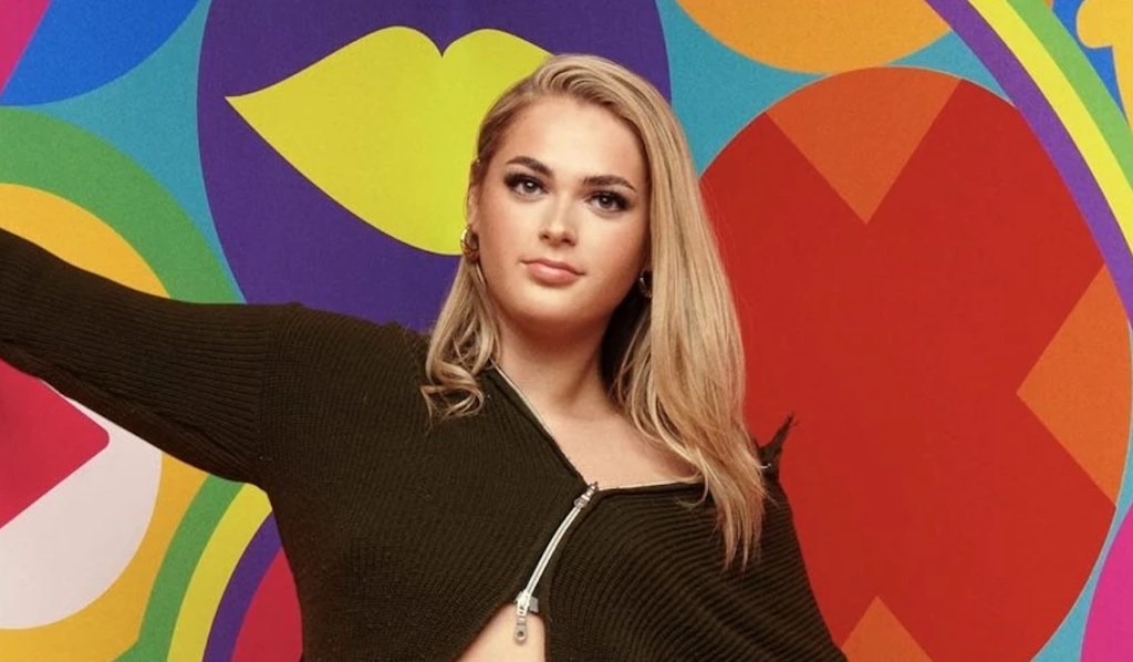 Big Brother's trans housemate Hallie in a promotional image for ITV