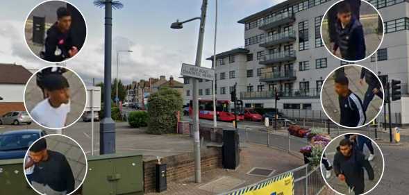 Chadwell Heath London homophobic attack Metropolitan Police images