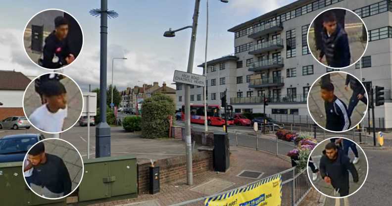 Chadwell Heath London homophobic attack Metropolitan Police images