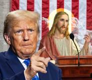 Trump officially filed for the first-in-the-nation primary on Monday, 23 October, at the New Hampshire State House where he said Jesus should become the next House speaker.