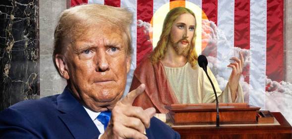 Trump officially filed for the first-in-the-nation primary on Monday, 23 October, at the New Hampshire State House where he said Jesus should become the next House speaker.