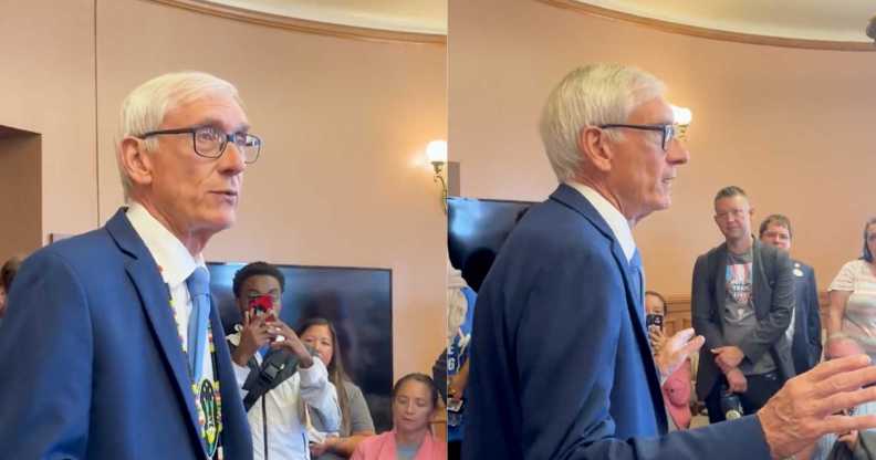 Governor Tony Evers or Wisconsin.
