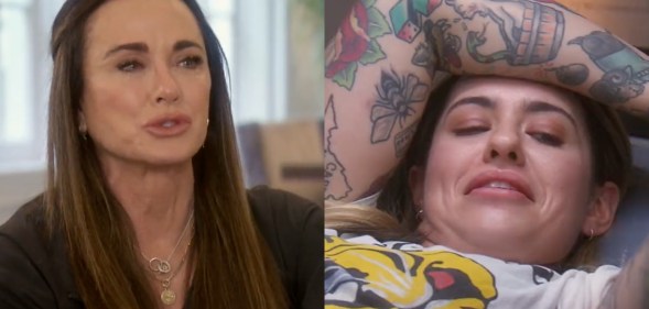 Kyle Richards (L) and Morgan Wade (R) in the Real Housewives of Beverly Hills season 13 trailer