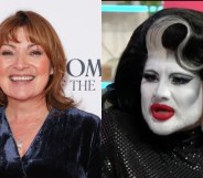 Lorraine Kelly (L) called out by Danny Beard (R) for being absent from Lorraine in hilarious clip.