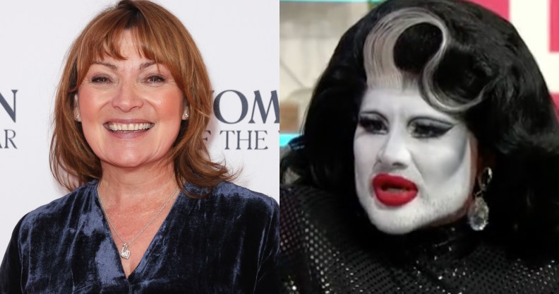 Lorraine Kelly (L) called out by Danny Beard (R) for being absent from Lorraine in hilarious clip.