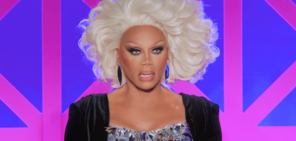 RuPaul on the judging panel of RuPaul's Drag Race UK season 5 episode 2
