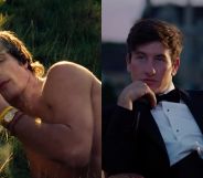 Jacob Elordi (L) and Barry Keoghan (R) in new trailer for Saltburn.