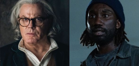 Suzy Eddie (left) Izzard and Misfits' Nathan Stewart-Jarrett (right) in the trailer for Culprits