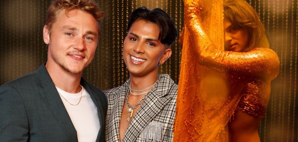 Unicorns stars Ben Hardy (left) and Jason Patel (right)