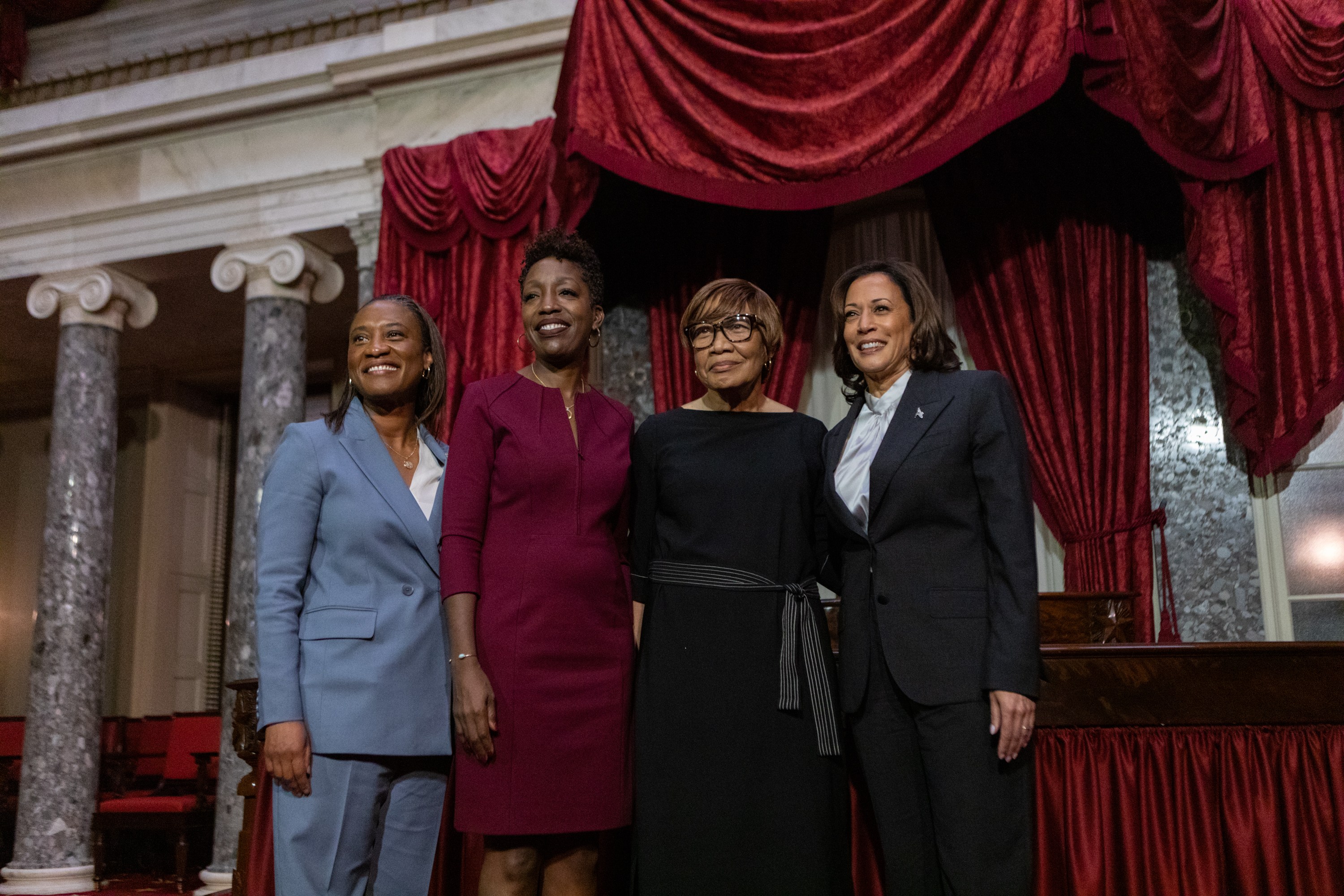 Laphonza Butler sworn in as first Black lesbian senator in Congress