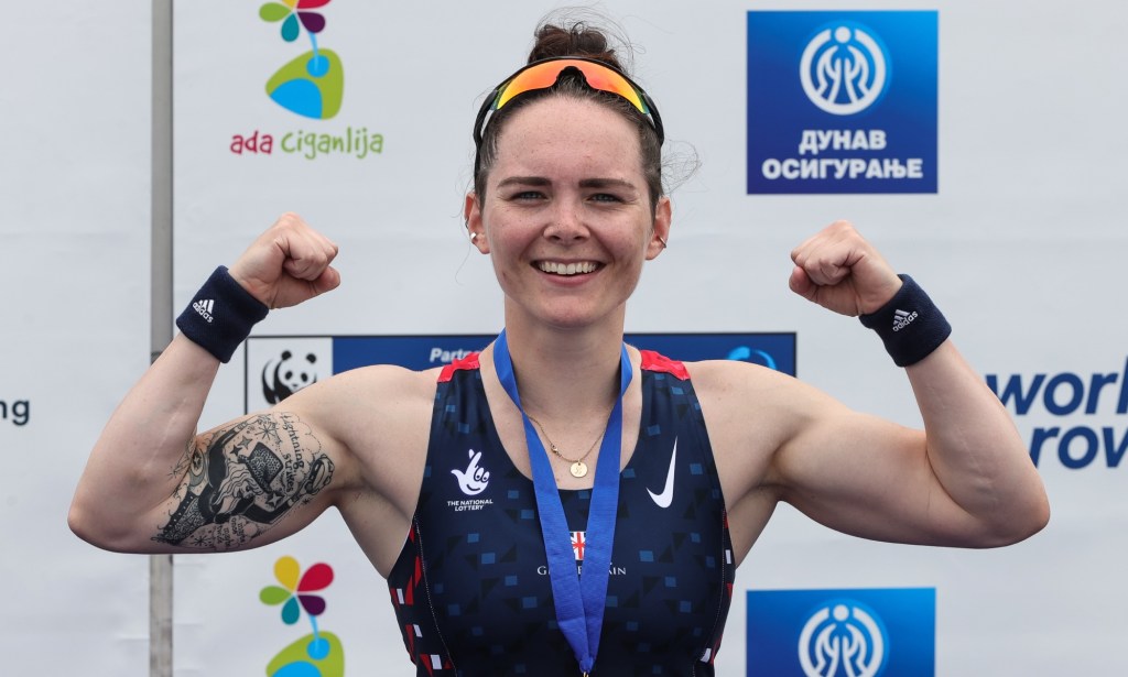 World champion rower Lauren Rowles. (Getty)