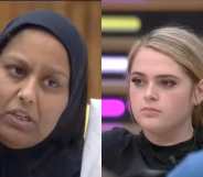 Big Brother UK contestants Farida and Hallie.