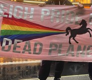 Fossil Fuel Pride protesters