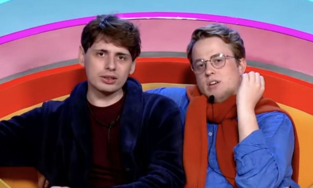Big Brother's Jordan (left) and Henry (right) in the diary room.