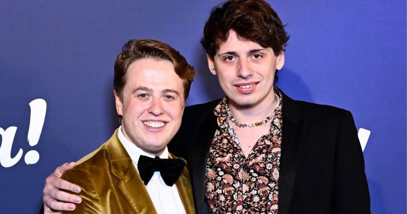 Jordan (right) from ITV's Big Brother with boyfriend and fellow housemate Henry on the red carpet.