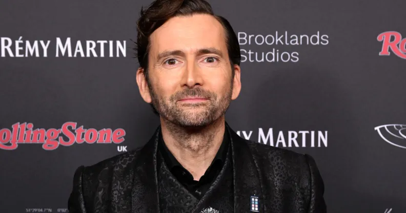 David Tennant shares the best reaction to his trans TARDIS badge raising thousands for charity.