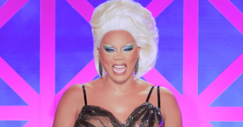 A screenshot from Drag Race UK season 5.