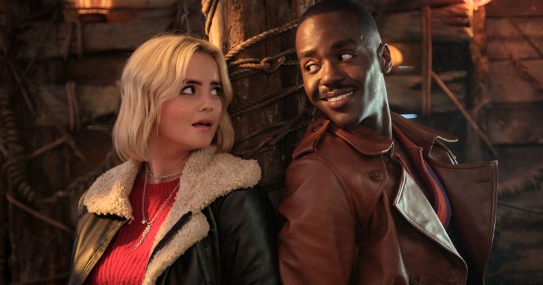 First look at Millie Gibson (L) and Ncuti Gatwa (R) in Doctor Who Christmas Special