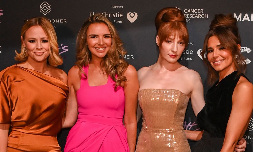 Girls Aloud members Kimberley Walsh, Nadine Coyle, Nicola Roberts and Cheryl Tweedy.