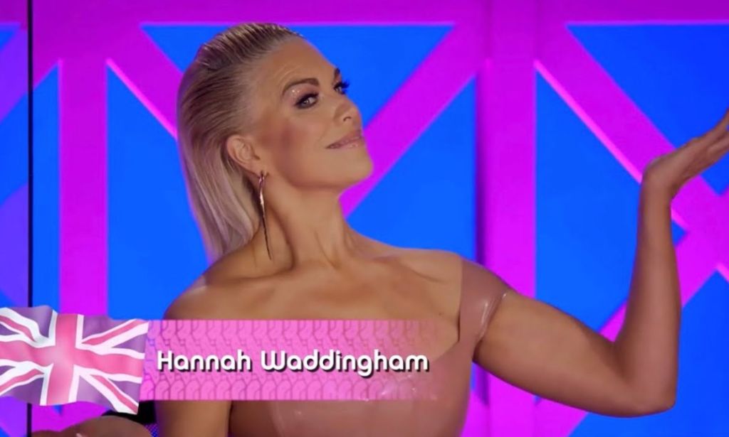 Hannah Waddingham on Drag Race UK.