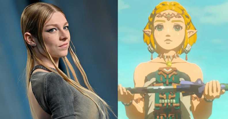 Hunter Schafer/Zelda in Tears of a Kingdom