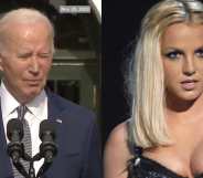 Joe Biden and Britney Spears