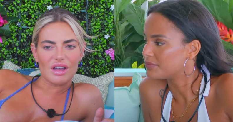 Love Island Games Megan Barton Hanson and Kyra Green