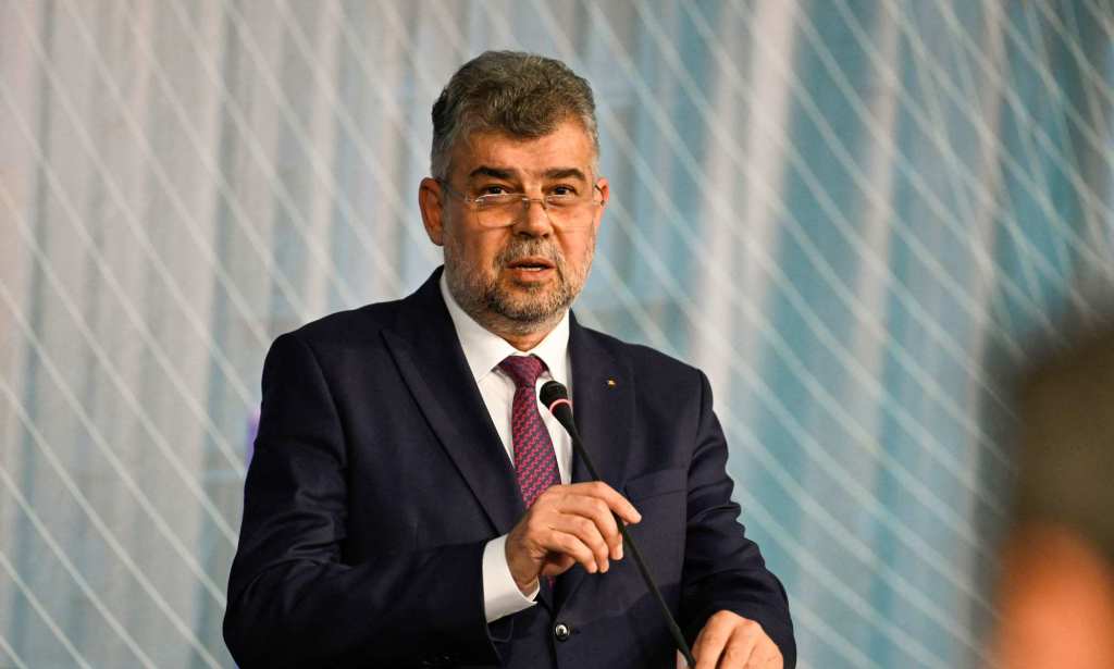 Romanian Prime Minister Marcel Ciolacu