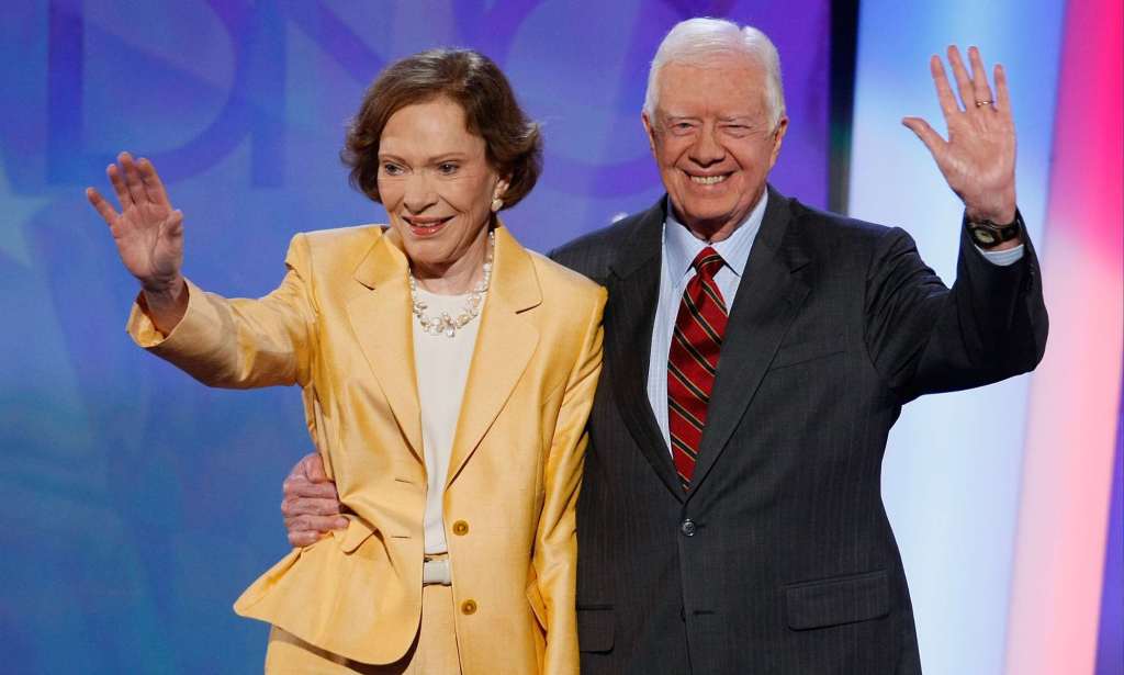 Rosalynn Carter with Jimmy Carter