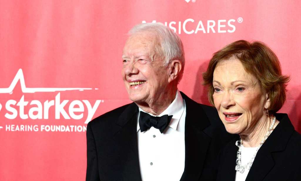 Rosalynn Carter with Jimmy Carter