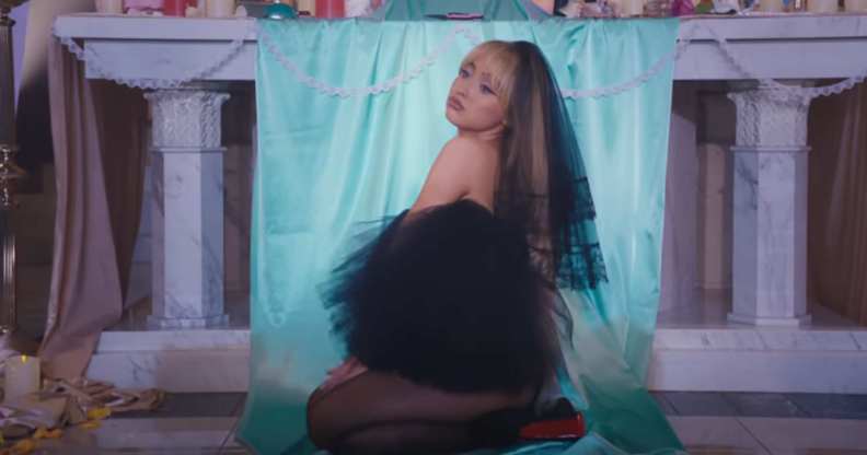 Sabrina Carpenter 'Feather' music video.