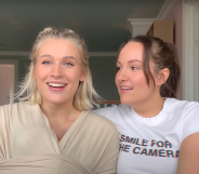 Lesbian TikTok influencers Julie and Camilla