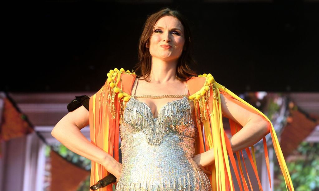 Sophie Ellis-Bextor smiles at the crowd at Mighty Hoopla earlier this year.