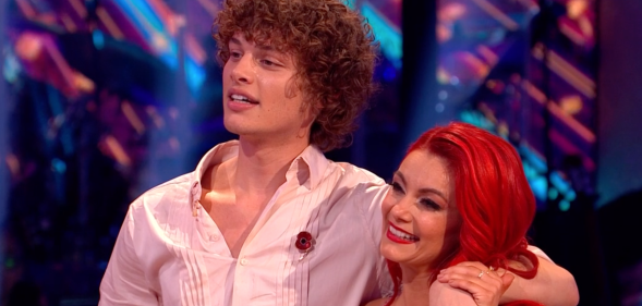 Strictly Come Dancing contestant Bobby Brazier and dance partner Dianne Buswell.