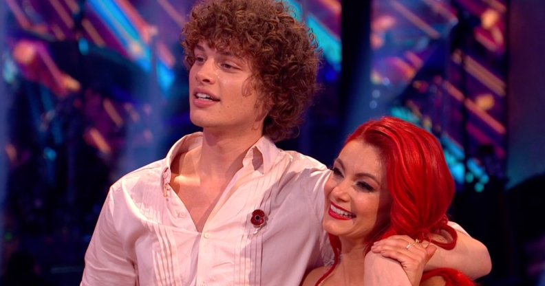 Strictly Come Dancing contestant Bobby Brazier and dance partner Dianne Buswell.