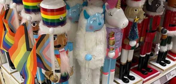 Target's LGBTQ+ themed Christmas merchandise.