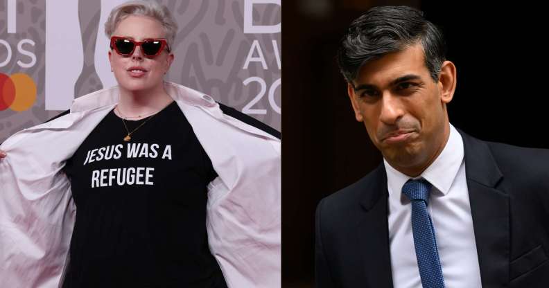 The Blessed Madonna and Rishi Sunak