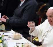 The Pope dines with trans women