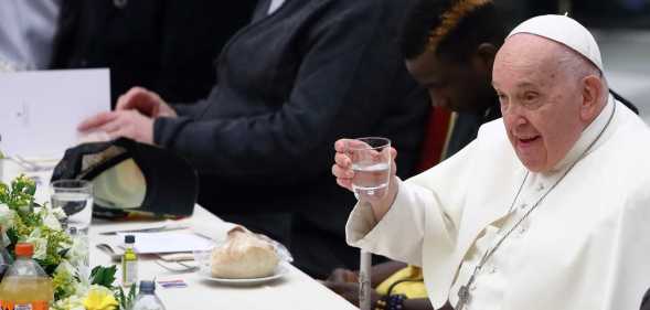 The Pope dines with trans women