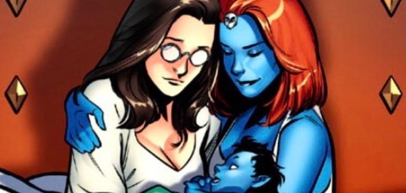 X-Men comic confirms Mystique as Nightcrawler's father.